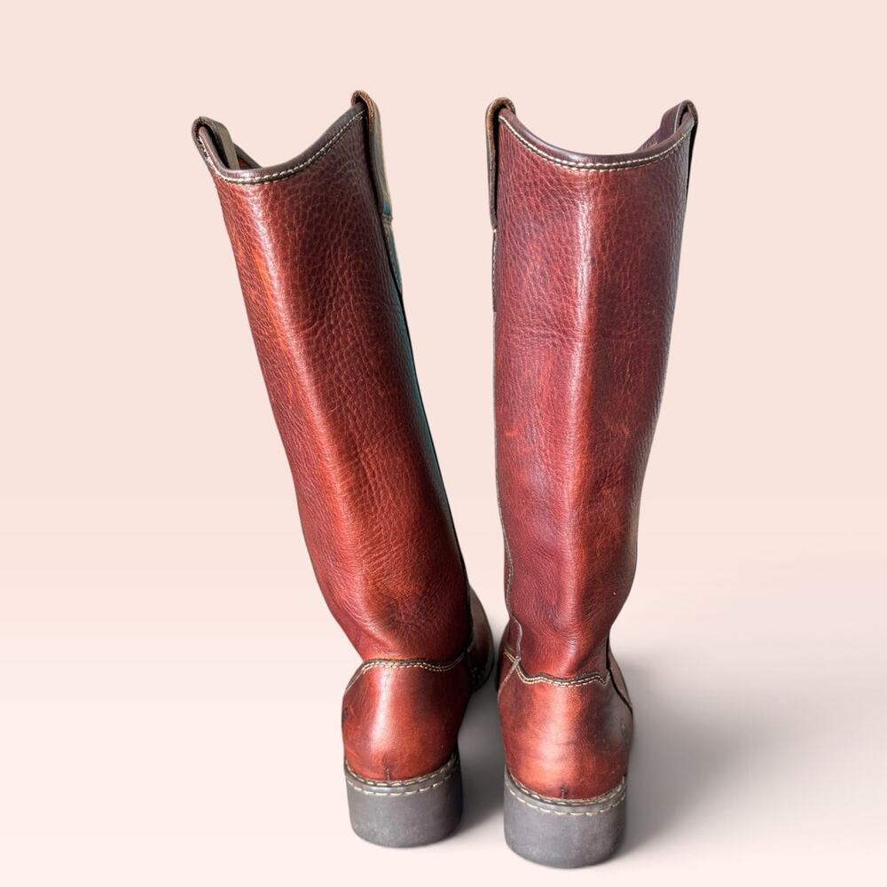Börn Shavano Western Riding Boot -7-Cognac Brown - Picture 5 of 8